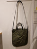 TOTELY CANVAS CROSSBODY satchel in Olive Green
