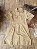 2nd Hand YMC womens cotton drill dress in sand