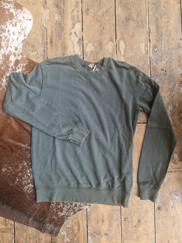 Dark green MODERN GOODS organic cotton sweatshirt