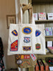 Canvas Tote with American Patches