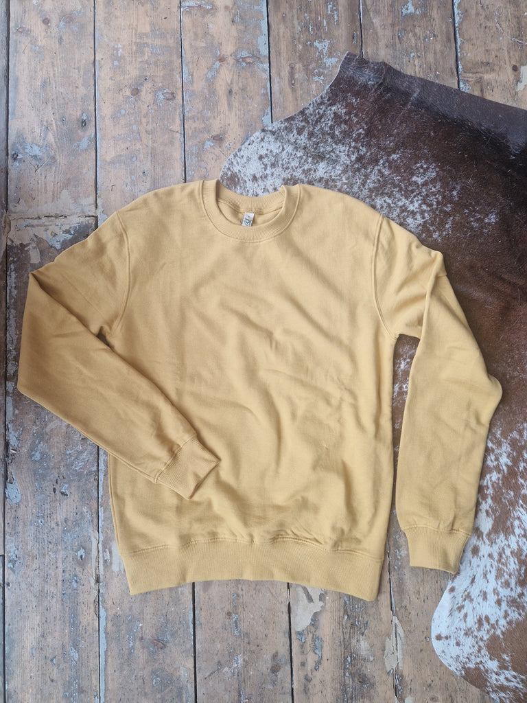 Mustard MODERN GOODS organic cotton sweatshirt