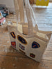 Canvas Tote with American Patches