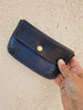 MONEY RECEPTACLE in Cinder black with Blue