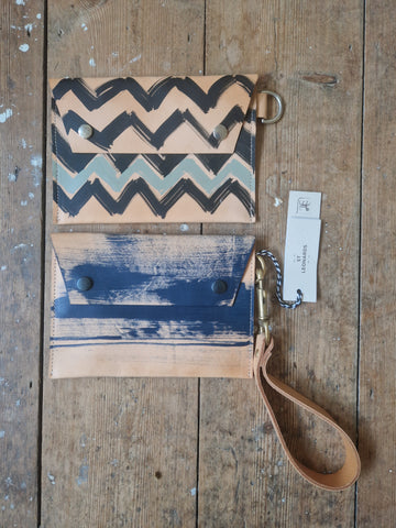 Archive Hand painted travel clutch