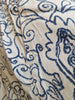 Men's Linen Viscose Drawstring Shorts in Navy and Ecru