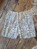 Men's drawstring shorts Mocha ecru print  in Size L