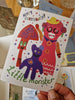 Happy Birthday Little Monster Greetings Card