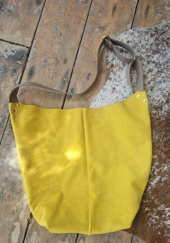 The Stone Street Bag in Mustard Yellow