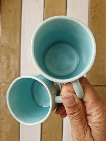 Mudworks Turquoise small coffee cups