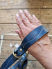 Archive dog lead in blue