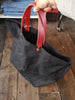 TOTELY BUCKET TOTE in Cinder Black with Shoulder Straps