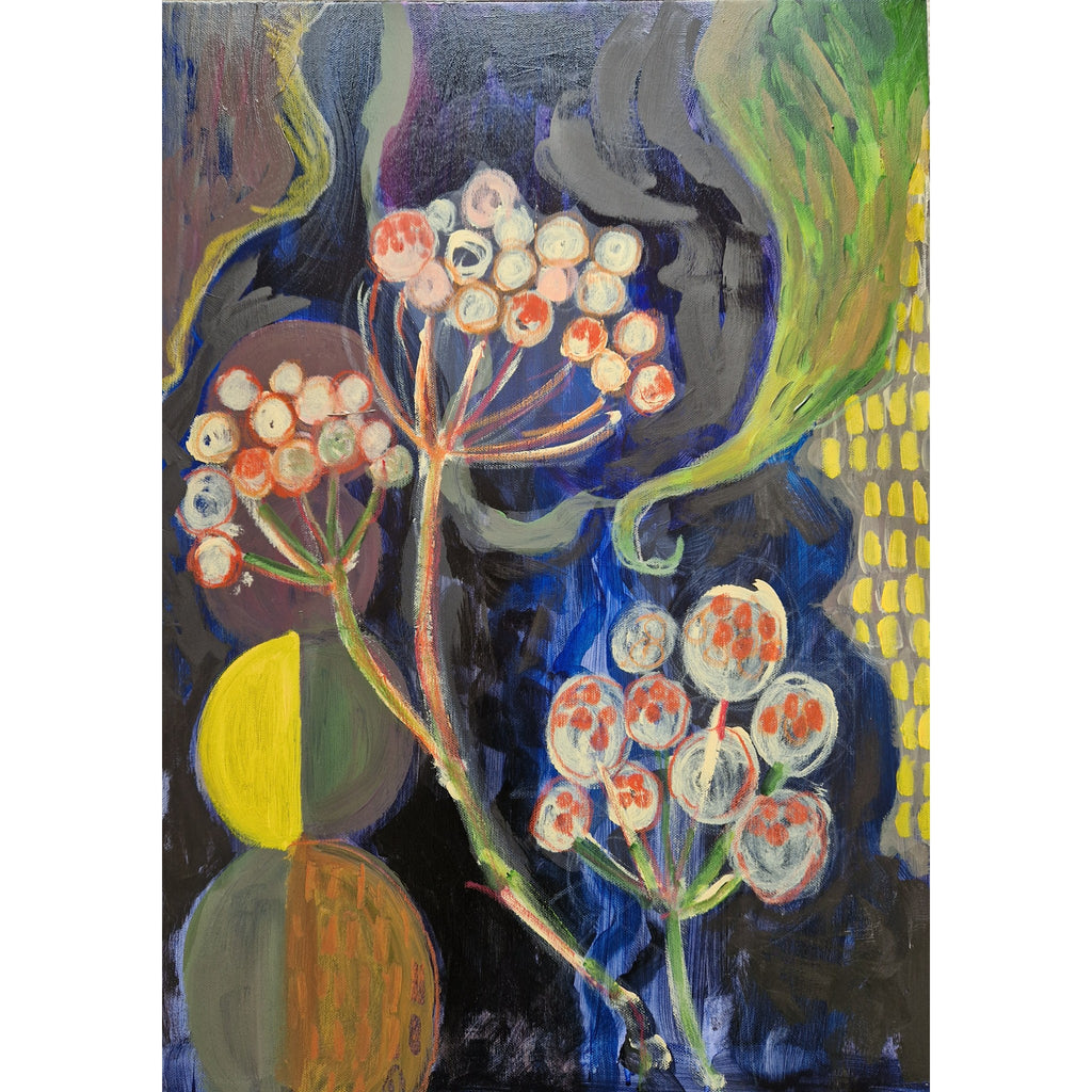 MIDNIGHT BLOOMS painting