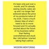 MODERN MOTIVATION 1 to 1 YEAR LONG MEMBERSHIP